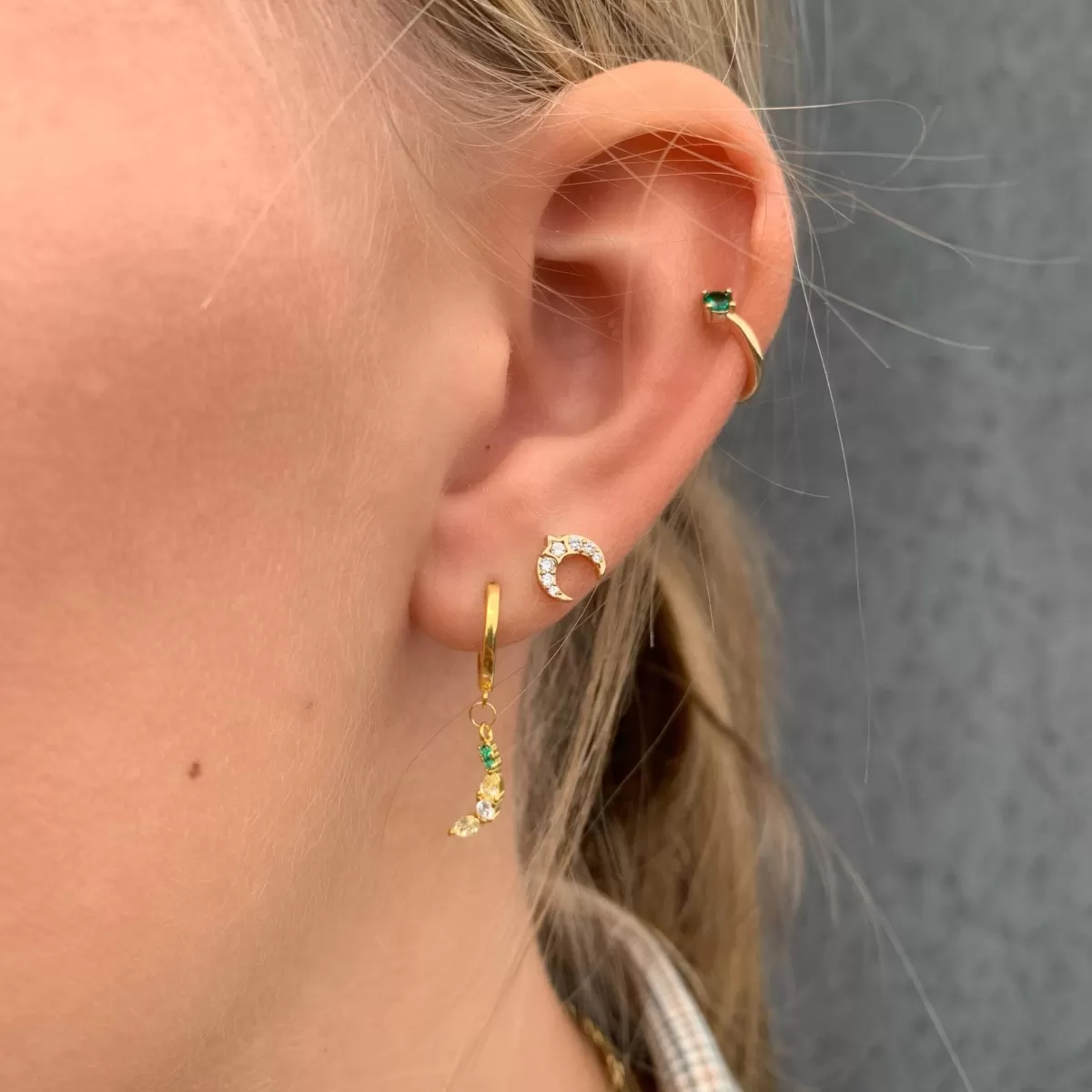 Piercingsmykker | Øreringe*Winther Studio Moonstone Piercing